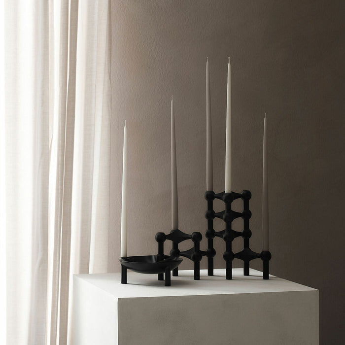 STOFF Nagel Taper Candle by Ester & Erik, Off-White, Set of 6 - Batten Home