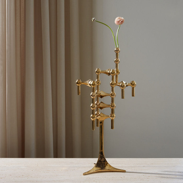 STOFF Nagel Vase, Solid Brass - Batten Home