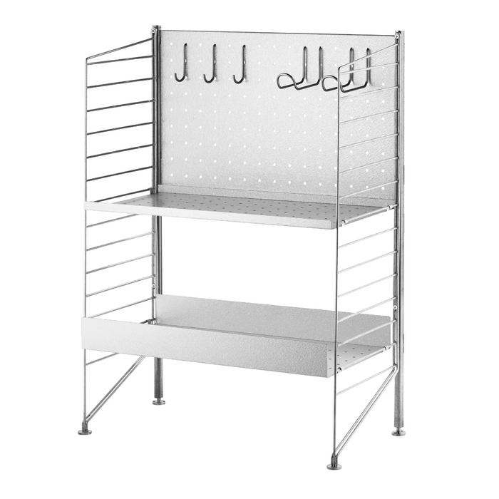String Floor Panel - Galvanized - Batten Home