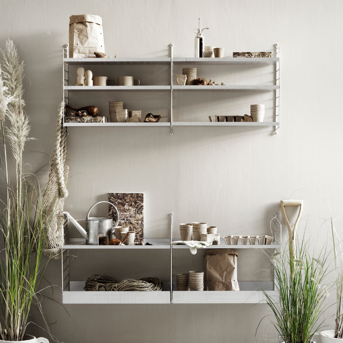 String Wall Panel - Galvanized - Batten Home