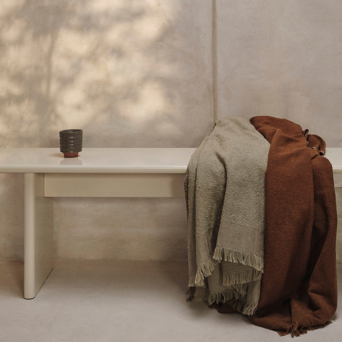 Weaver Throw - Grey Green