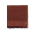 Weaver Throw - Red Brown
